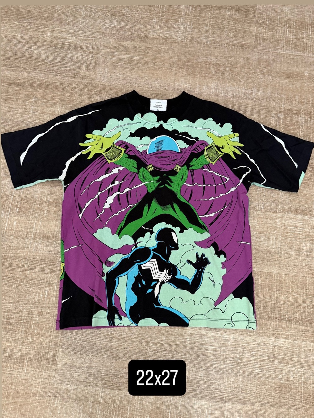 Chronic images Marvel Spider-Man symbiotic Mysterio black men’s medium